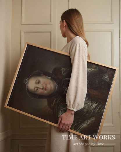 アントワネット・アマリーの肖像（Portræt af hertuginde Antoinette Amalie af Braunschweig-Wolfenbüttel）— ピロ、CG（Pilo, C.G.）