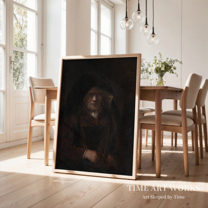老妻（En gammel kone）— レンブラント・ファン・レイン（工房）（Rembrandt van Rijn (værksted)）