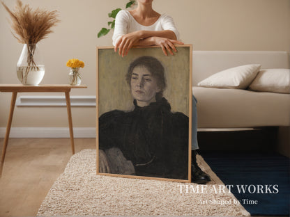 ソーラ・ベンディックス夫人（アン・ヴィクトリア、旧姓サンドバーグ）の肖像（Portræt af fru Thora Bendix (Anne Victoria, f. Sundberg)）— ハンマースホイ、ヴィルヘルム（Hammershøi, Vilhelm）