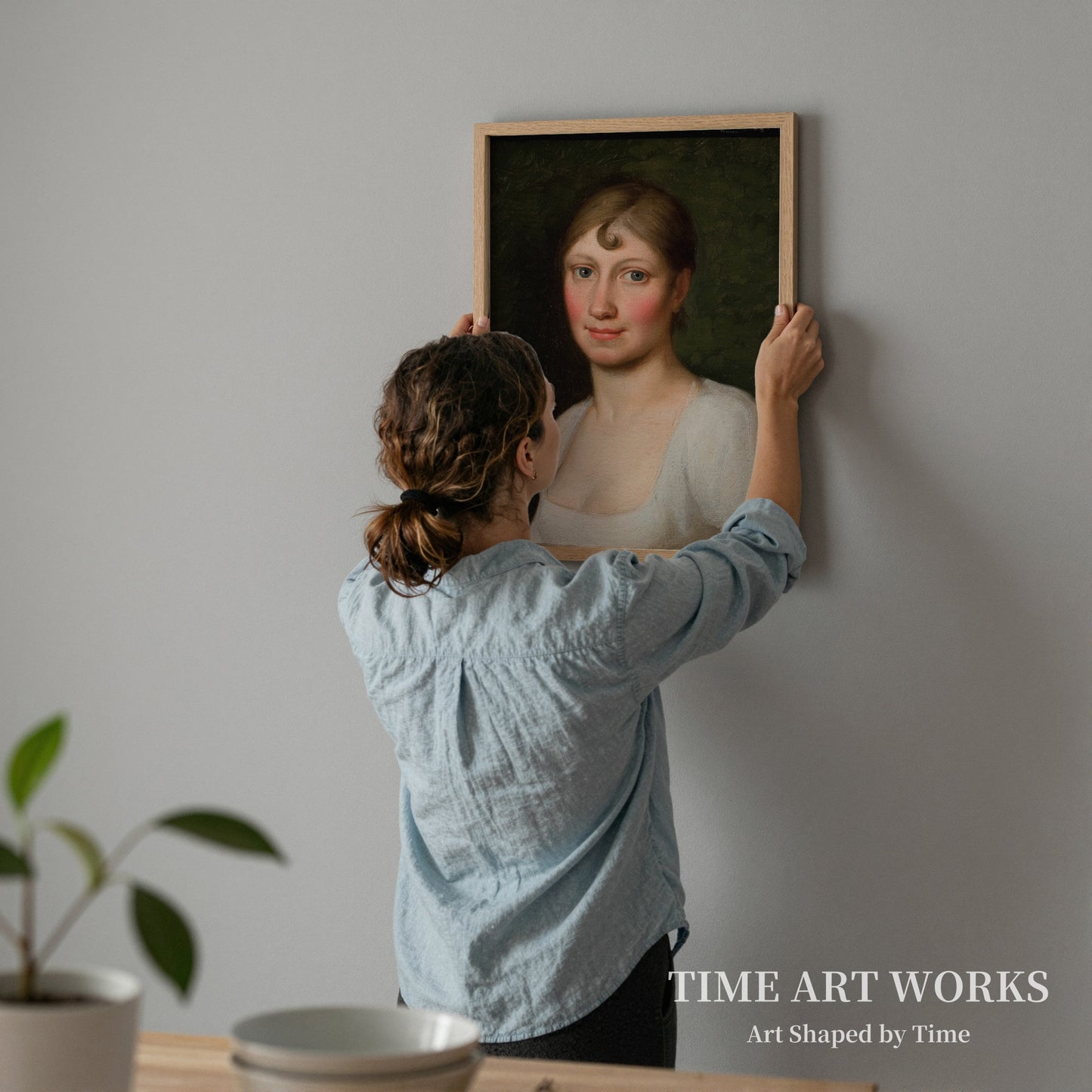 クリスティン・レベッカ・エッカースベルク（旧姓ヒッシング）、画家の最初の妻（Christine Rebekka Eckersberg, f. Hyssing, kunstnerens første hustru）— エッカースバーグ、C.W.（Eckersberg, C.W.）