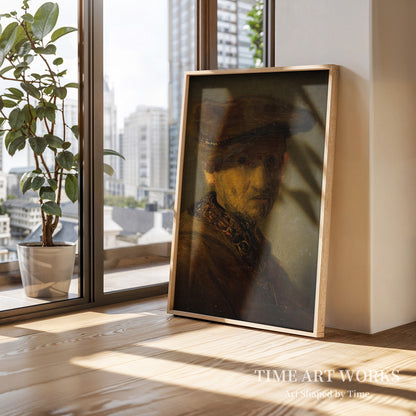 ベレー帽をかぶる男（レンブラントの父の肖像）（Mand med baret (Portræt af Rembrandts far)）— レンブラントの学校（Rembrandts skole）