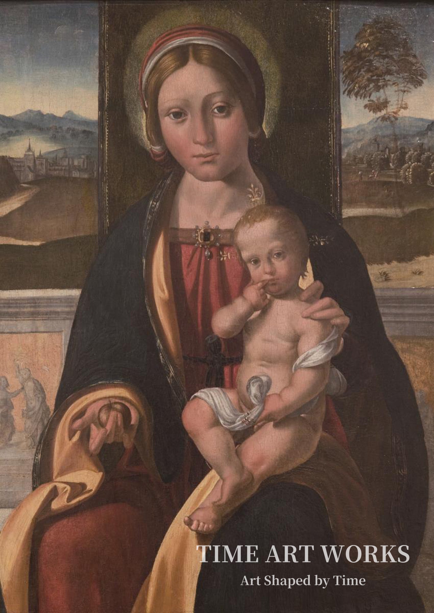 聖母子（Madonna med Barnet）— ガロファロ、ベンヴェヌート・ティシ（Garofalo, Benvenuto Tisi da）