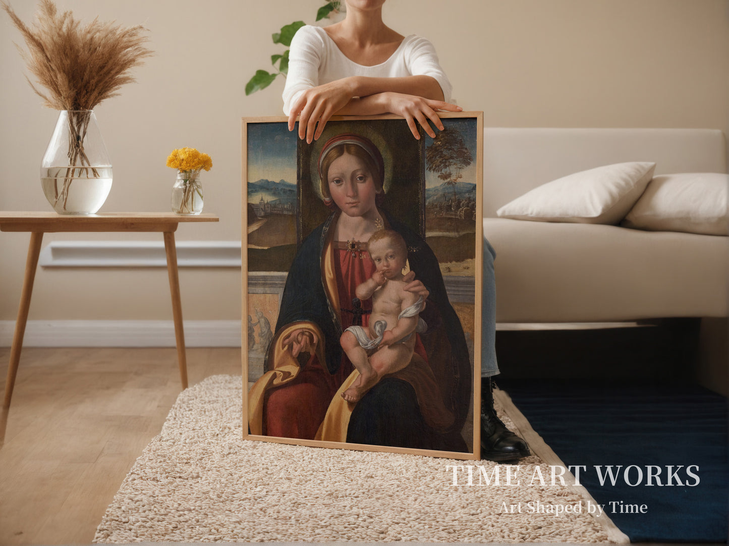 聖母子（Madonna med Barnet）— ガロファロ、ベンヴェヌート・ティシ（Garofalo, Benvenuto Tisi da）