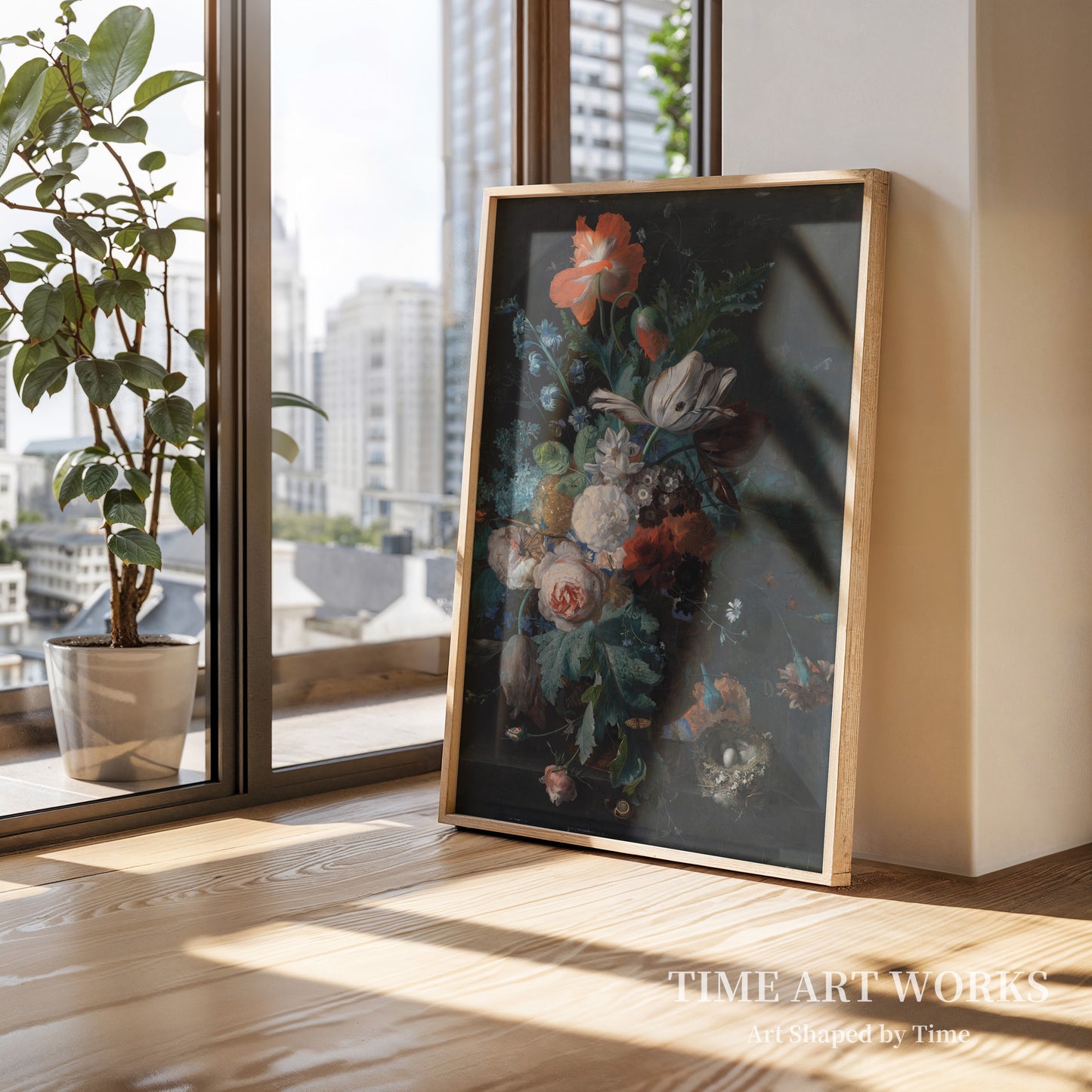 花瓶に生けられた花（Vase med blomster）— フイスム、ヤン・ファン（Huysum, Jan van）