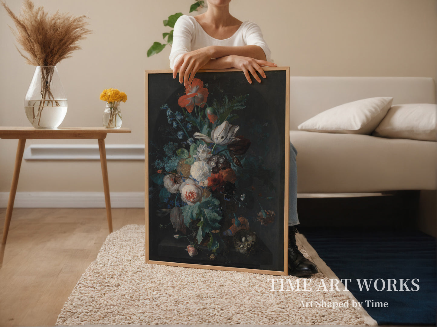 花瓶に生けられた花（Vase med blomster）— フイスム、ヤン・ファン（Huysum, Jan van）