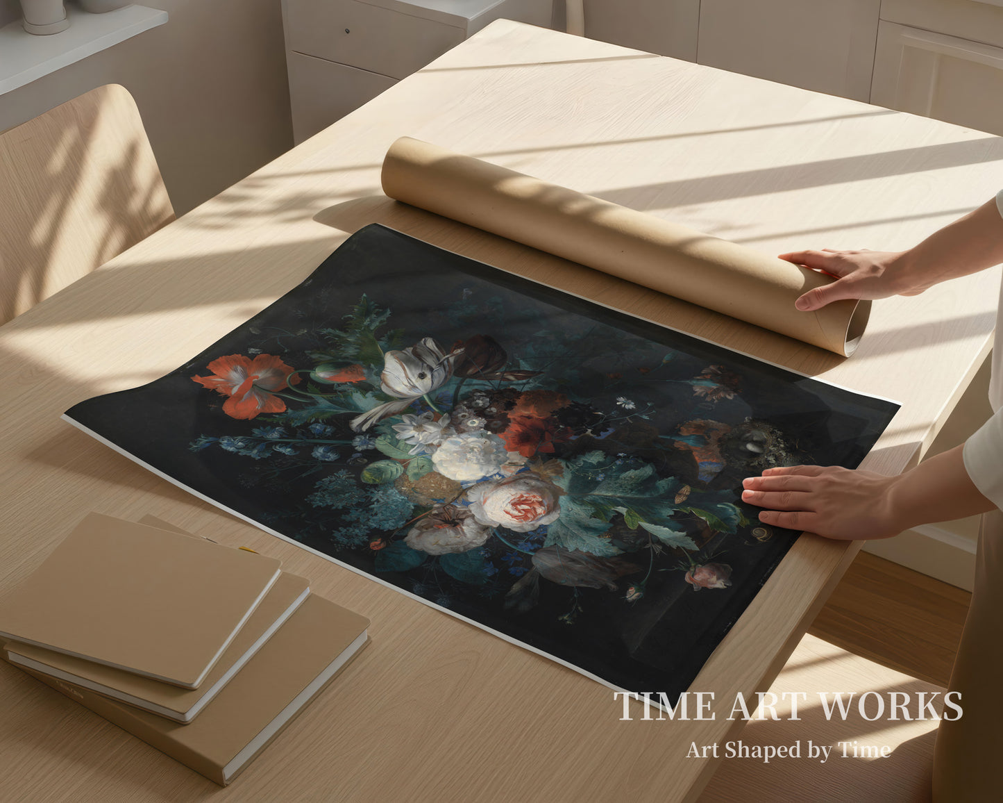 花瓶に生けられた花（Vase med blomster）— フイスム、ヤン・ファン（Huysum, Jan van）