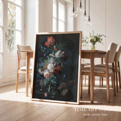 花瓶に生けられた花（Vase med blomster）— フイスム、ヤン・ファン（Huysum, Jan van）