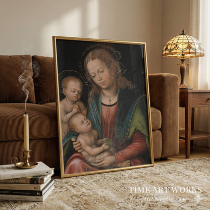 メアリーと子ども（Maria med barnet og den lille Johannes）— クラナッハ（I）、ルーカス（Cranach (I), Lucas）