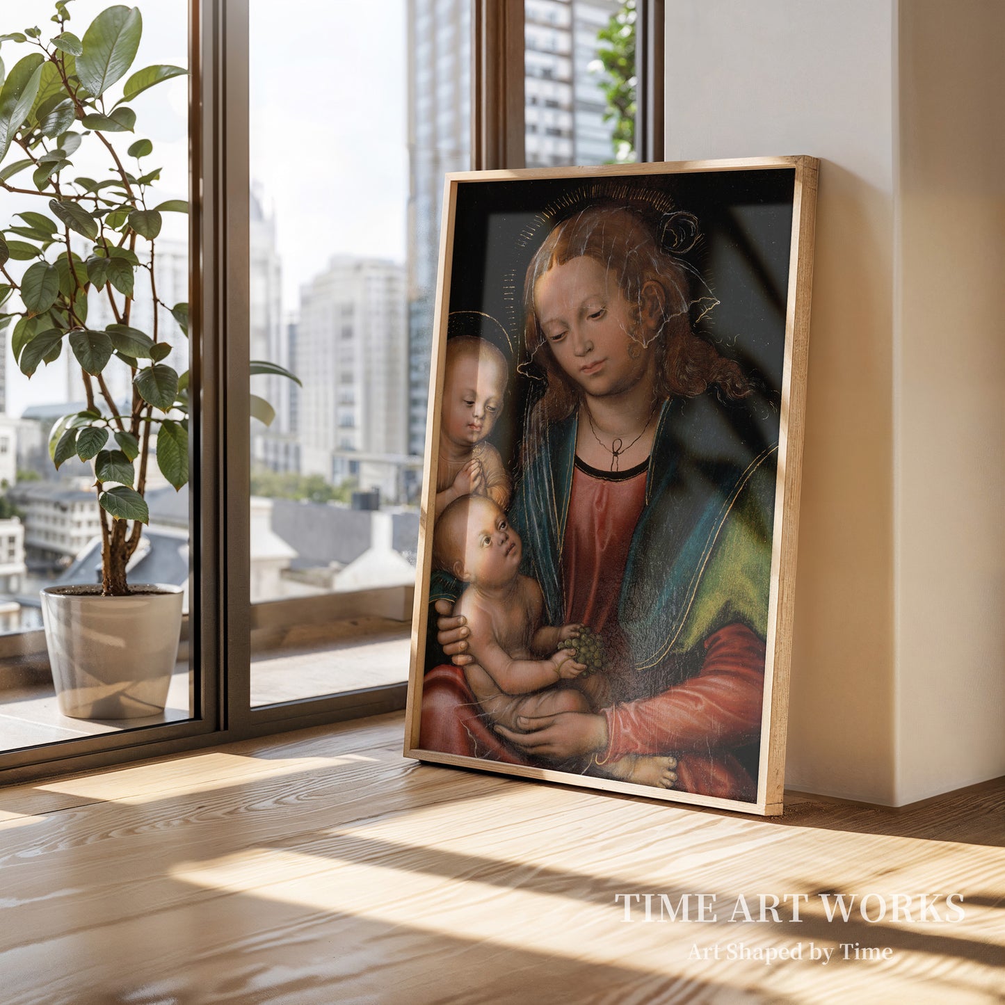 メアリーと子ども（Maria med barnet og den lille Johannes）— クラナッハ（I）、ルーカス（Cranach (I), Lucas）