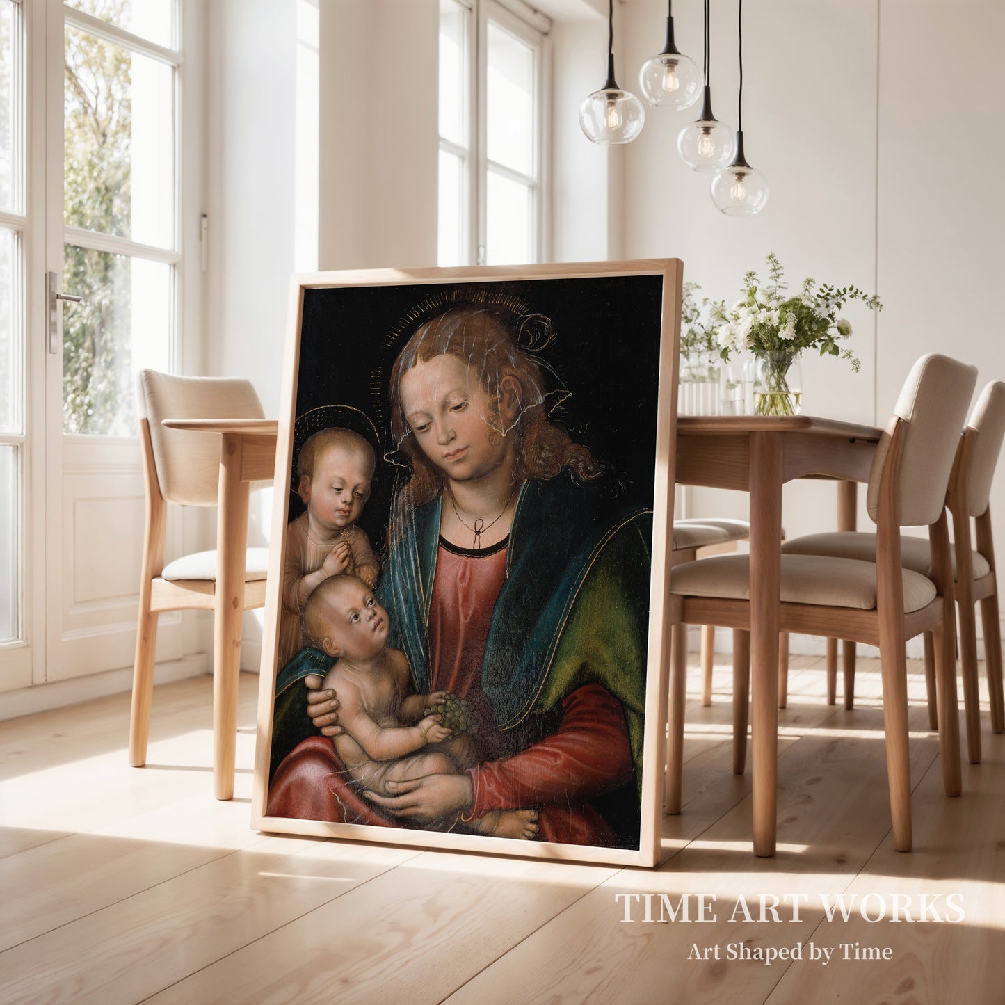 メアリーと子ども（Maria med barnet og den lille Johannes）— クラナッハ（I）、ルーカス（Cranach (I), Lucas）