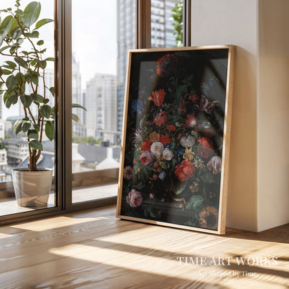 花の作品（Blomsterstykke）— シュック、ヘンドリック（Schoock, Hendrik）