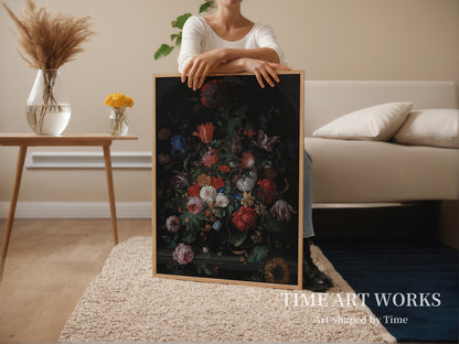花の作品（Blomsterstykke）— シュック、ヘンドリック（Schoock, Hendrik）