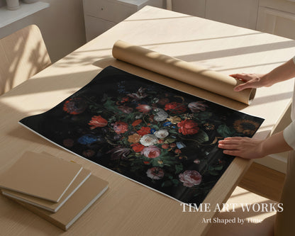 花の作品（Blomsterstykke）— シュック、ヘンドリック（Schoock, Hendrik）