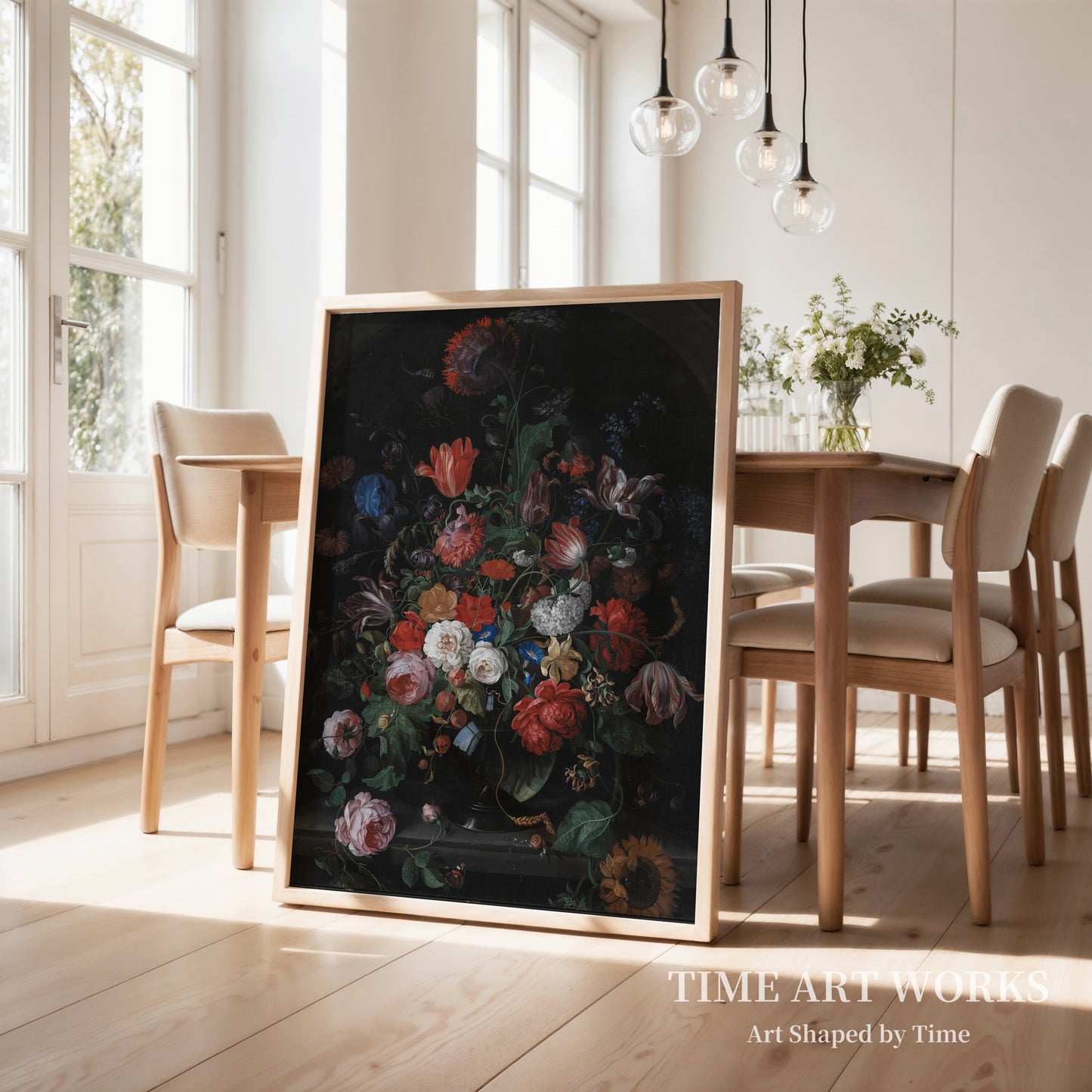 花の作品（Blomsterstykke）— シュック、ヘンドリック（Schoock, Hendrik）