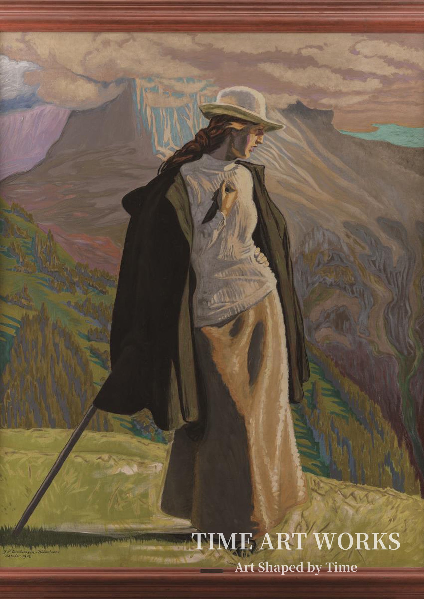 登山家（En bjergbestigerske）— ウィルムセン、J.F.（Willumsen, J.F.）