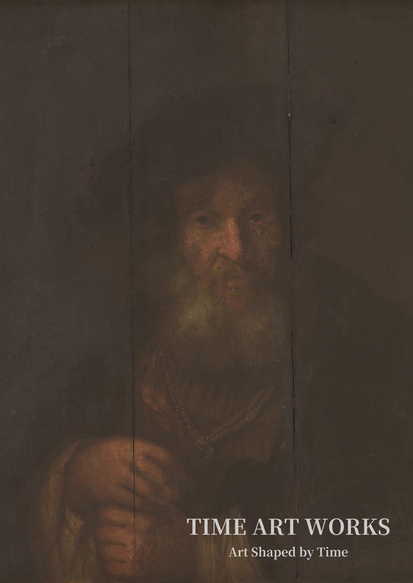 老いたユダヤ人の肖像（Portræt af en gammel jøde）— レンブラントの学校（Rembrandts skole）