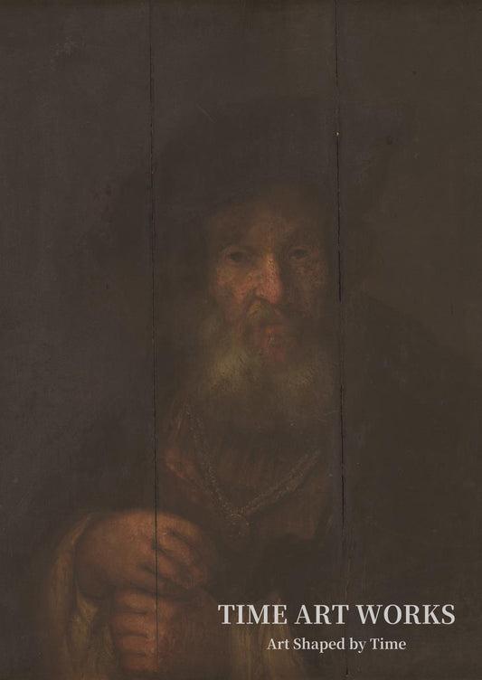 老いたユダヤ人の肖像（Portræt af en gammel jøde）— レンブラントの学校（Rembrandts skole）