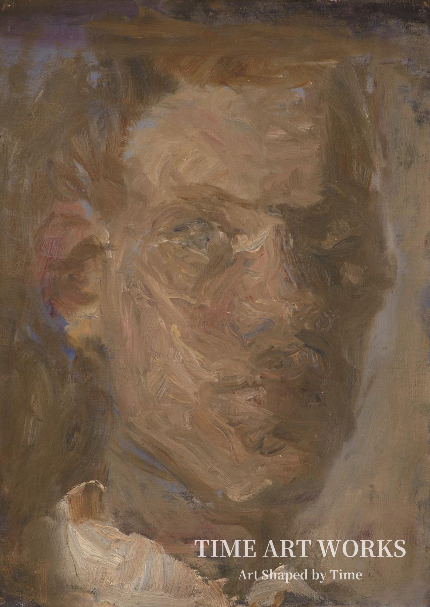 自画像（Selvportræt）— ショウ、カール（Schou, Karl）