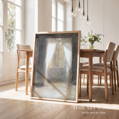 Frederiksberg Alléのリビングルーム（Dagligstuen på Frederiksberg Allé）— ハンマースホイ、ヴィルヘルム（Hammershøi, Vilhelm）