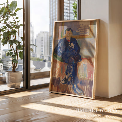 画家カール・ショウの肖像（Portræt af maleren Karl Schou）— イサクソン、カール（Isakson, Karl）