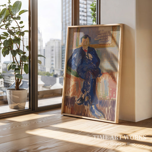 画家カール・ショウの肖像（Portræt af maleren Karl Schou）— イサクソン、カール（Isakson, Karl）