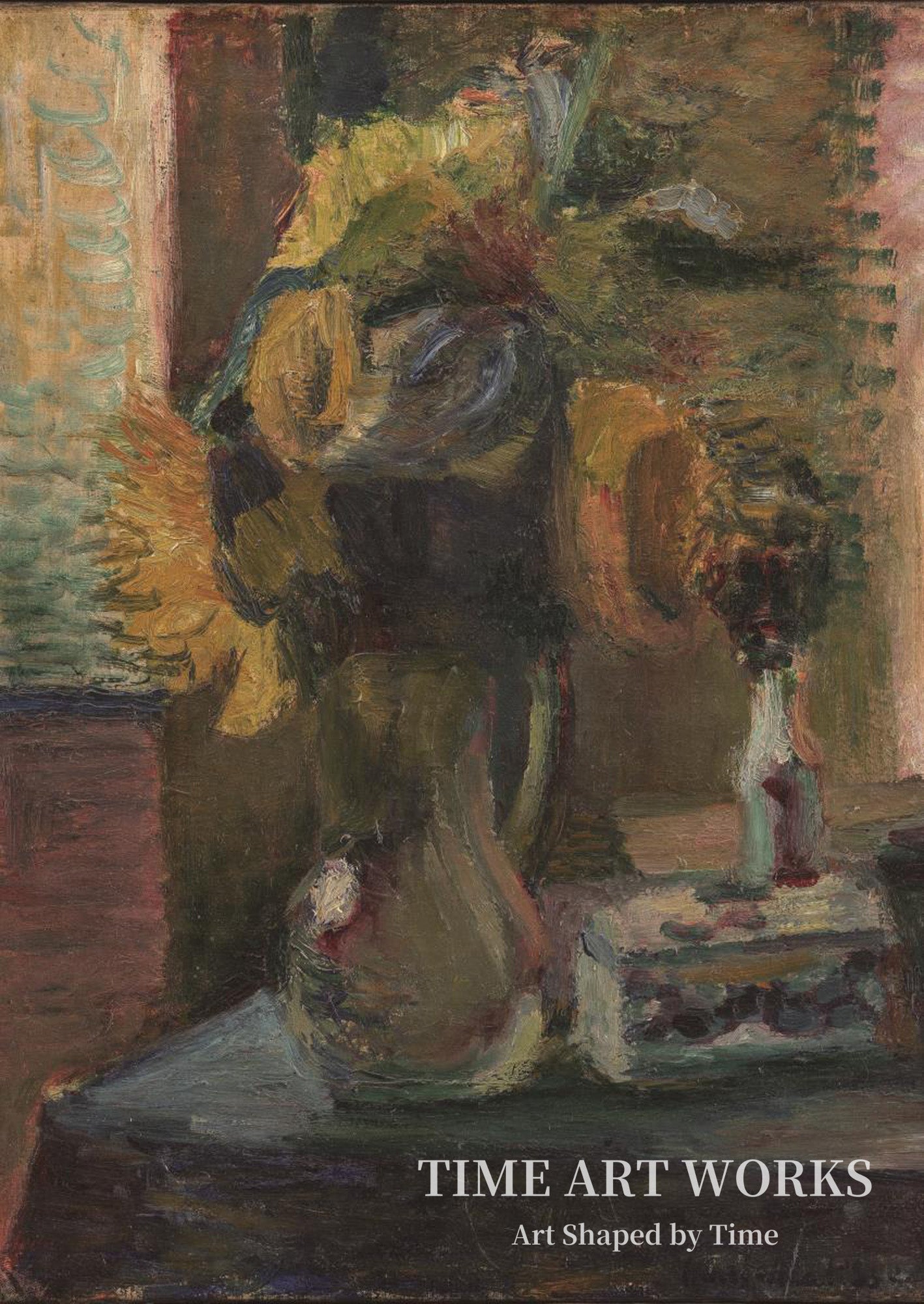 花瓶に生けられたヒマワリ（Solsikker i en vase）— マティス、アンリ（Matisse, Henri）