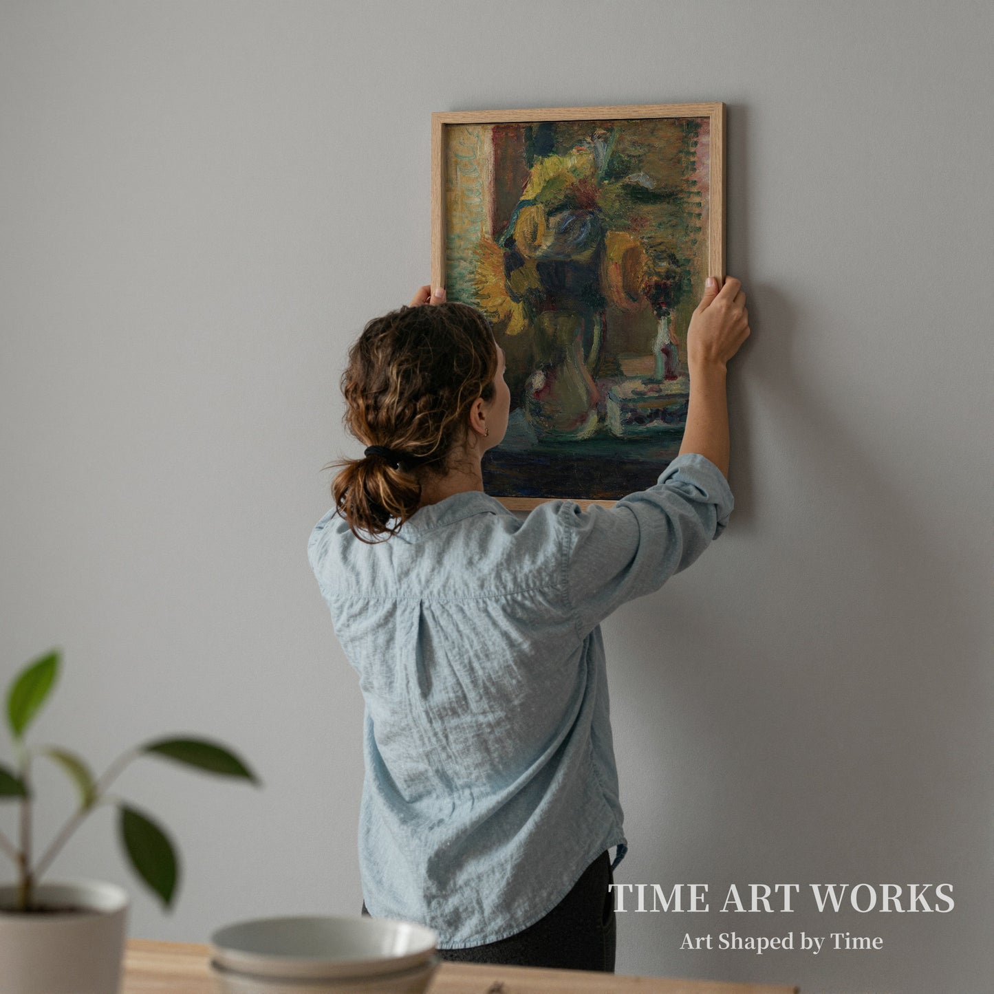 花瓶に生けられたヒマワリ（Solsikker i en vase）— マティス、アンリ（Matisse, Henri）