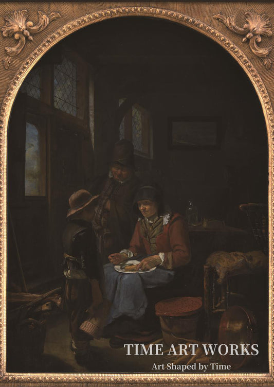 ビールを求める少年（Drengen skal hente øl）— ミエリス（I）、フランス・ファン（Mieris (I), Frans van）