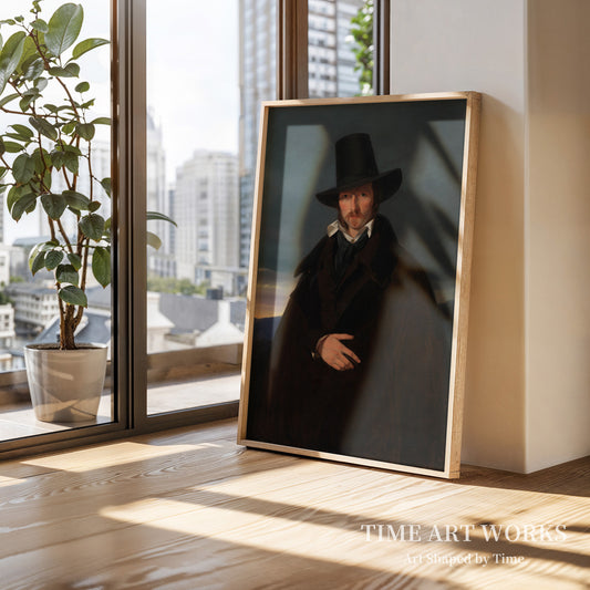 ドイツの画家ヴィルヘルム・フォン・カウルバッハの肖像（Portræt af den tyske maler Wilhelm von Kaulbach）— ベンズ、ヴィルヘルム（Bendz, Wilhelm）