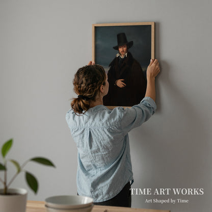 ドイツの画家ヴィルヘルム・フォン・カウルバッハの肖像（Portræt af den tyske maler Wilhelm von Kaulbach）— ベンズ、ヴィルヘルム（Bendz, Wilhelm）