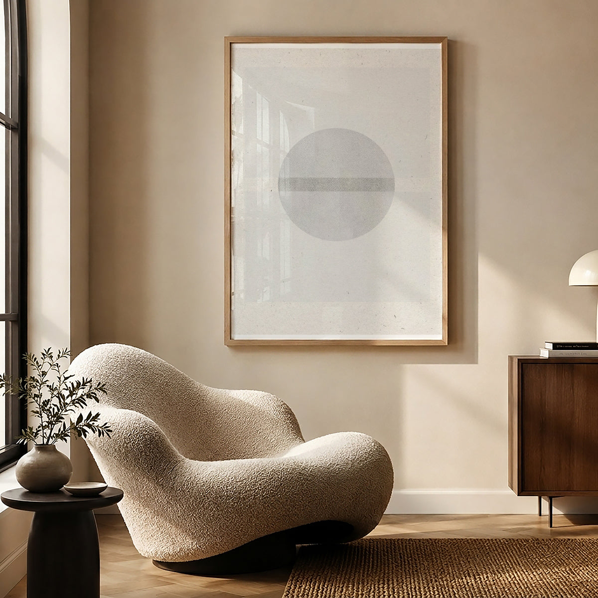 TAWミッドセンチュリーモダン アブストラクトTAW Mid Century Modern Abstract Art Poster No.002
