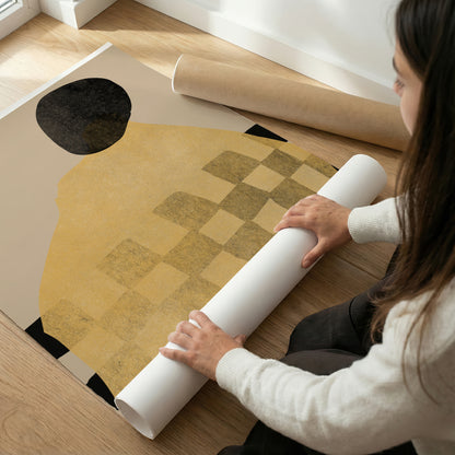 TAWミッドセンチュリーモダン アブストラクトTAW Mid Century Modern Abstract Art Poster No.004
