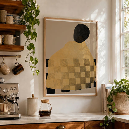 TAWミッドセンチュリーモダン アブストラクトTAW Mid Century Modern Abstract Art Poster No.004