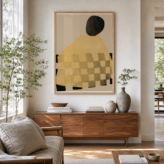 TAWミッドセンチュリーモダン アブストラクトTAW Mid Century Modern Abstract Art Poster No.004