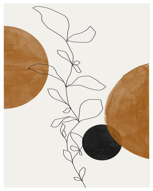 TAWミッドセンチュリーモダン アブストラクトTAW Mid Century Modern Abstract Art Poster No.005
