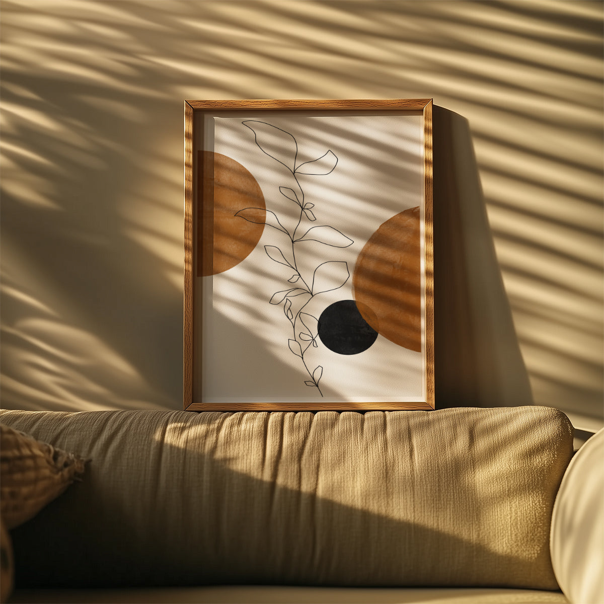 TAWミッドセンチュリーモダン アブストラクトTAW Mid Century Modern Abstract Art Poster No.005