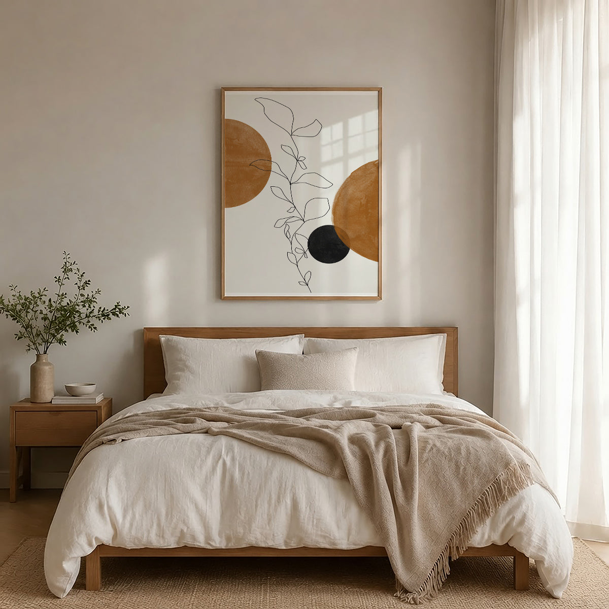TAWミッドセンチュリーモダン アブストラクトTAW Mid Century Modern Abstract Art Poster No.005