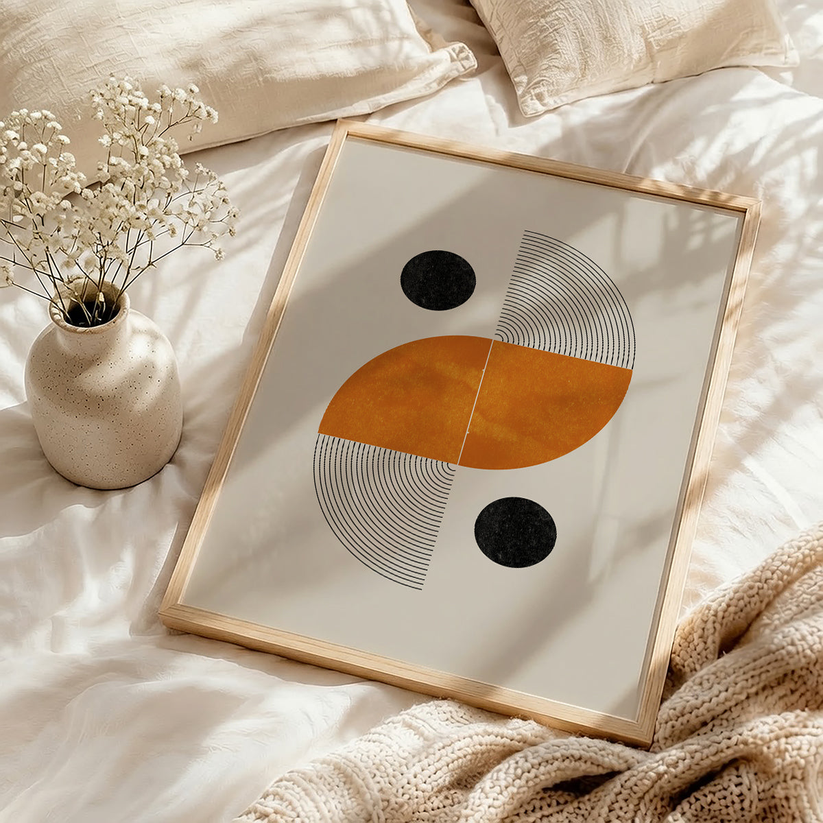 TAWミッドセンチュリーモダン アブストラクトTAW Mid Century Modern Abstract Art Poster No.007