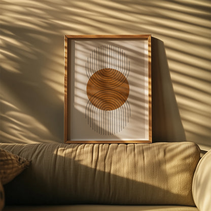 TAWミッドセンチュリーモダン アブストラクトTAW Mid Century Modern Abstract Art Poster No.008
