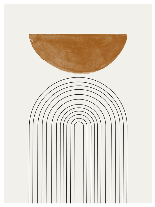 TAWミッドセンチュリーモダン アブストラクトTAW Mid Century Modern Abstract Art Poster No.009