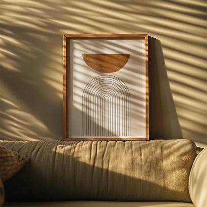 TAWミッドセンチュリーモダン アブストラクトTAW Mid Century Modern Abstract Art Poster No.009