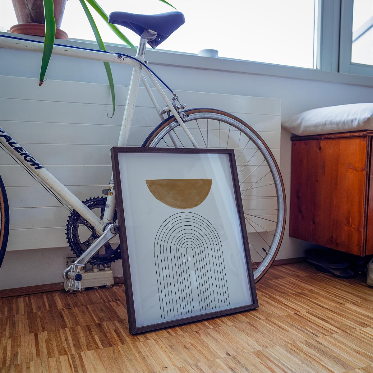 TAWミッドセンチュリーモダン アブストラクトTAW Mid Century Modern Abstract Art Poster No.009