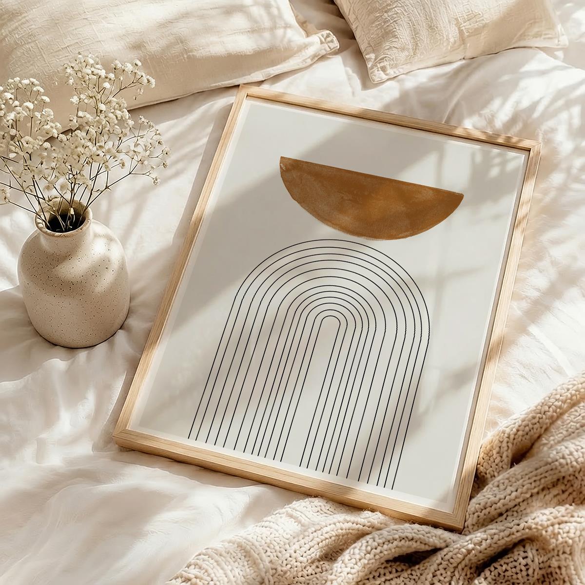 TAWミッドセンチュリーモダン アブストラクトTAW Mid Century Modern Abstract Art Poster No.009
