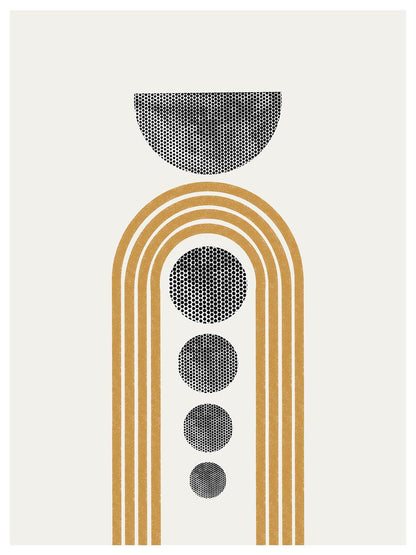TAWミッドセンチュリーモダン アブストラクトTAW Mid Century Modern Abstract Art Poster No.010