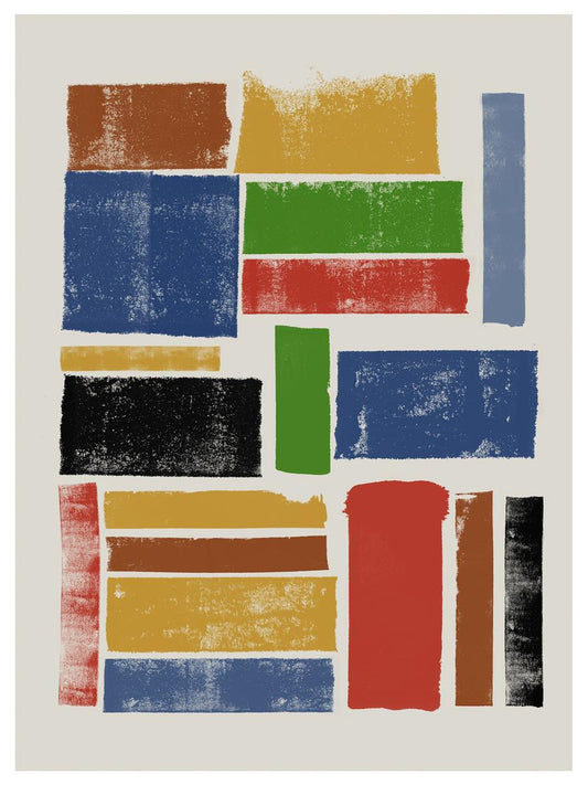 TAWミッドセンチュリーモダン アブストラクトTAW Mid Century Modern Abstract Art Poster No.011