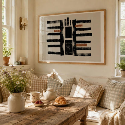 TAWミッドセンチュリーモダン アブストラクトTAW Mid Century Modern Abstract Art Poster No.012
