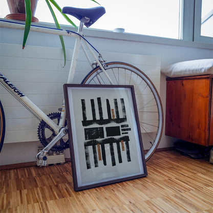 TAWミッドセンチュリーモダン アブストラクトTAW Mid Century Modern Abstract Art Poster No.012