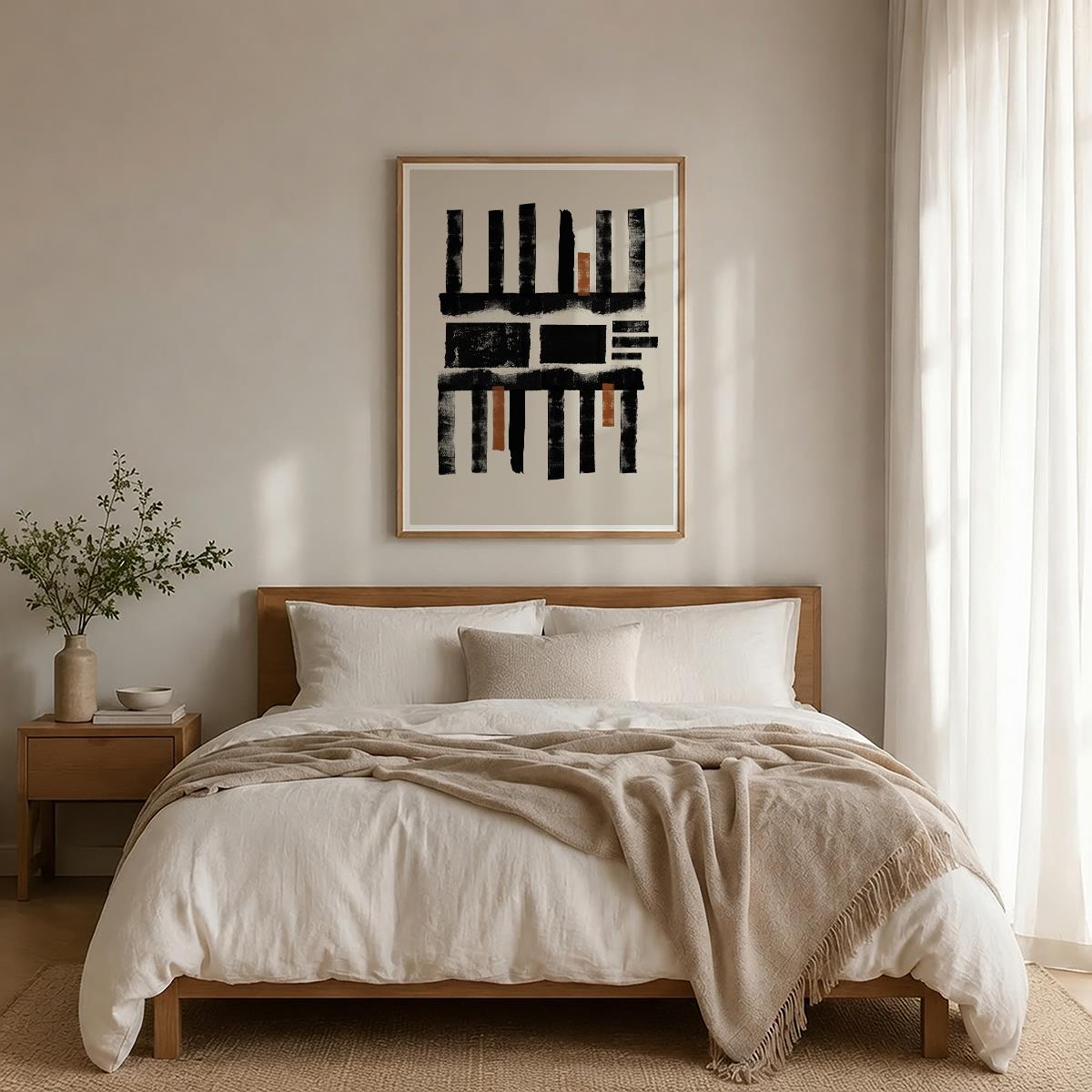 TAWミッドセンチュリーモダン アブストラクトTAW Mid Century Modern Abstract Art Poster No.012