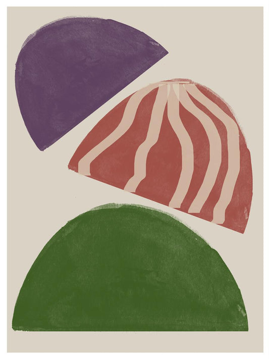TAWミッドセンチュリーモダン アブストラクトTAW Mid Century Modern Abstract Art Poster No.013
