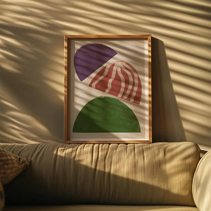 TAWミッドセンチュリーモダン アブストラクトTAW Mid Century Modern Abstract Art Poster No.013